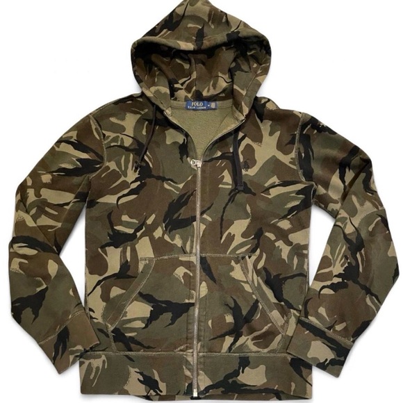 Polo Ralph Lauren Other - Polo Ralph Lauren Men's Camouflage Fleece Full-Zip Hoodie